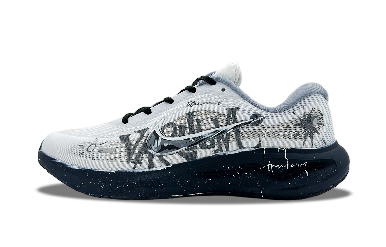 

Nike Мужские кроссовки Journey Run Abrasion Resistant Low top черный серый