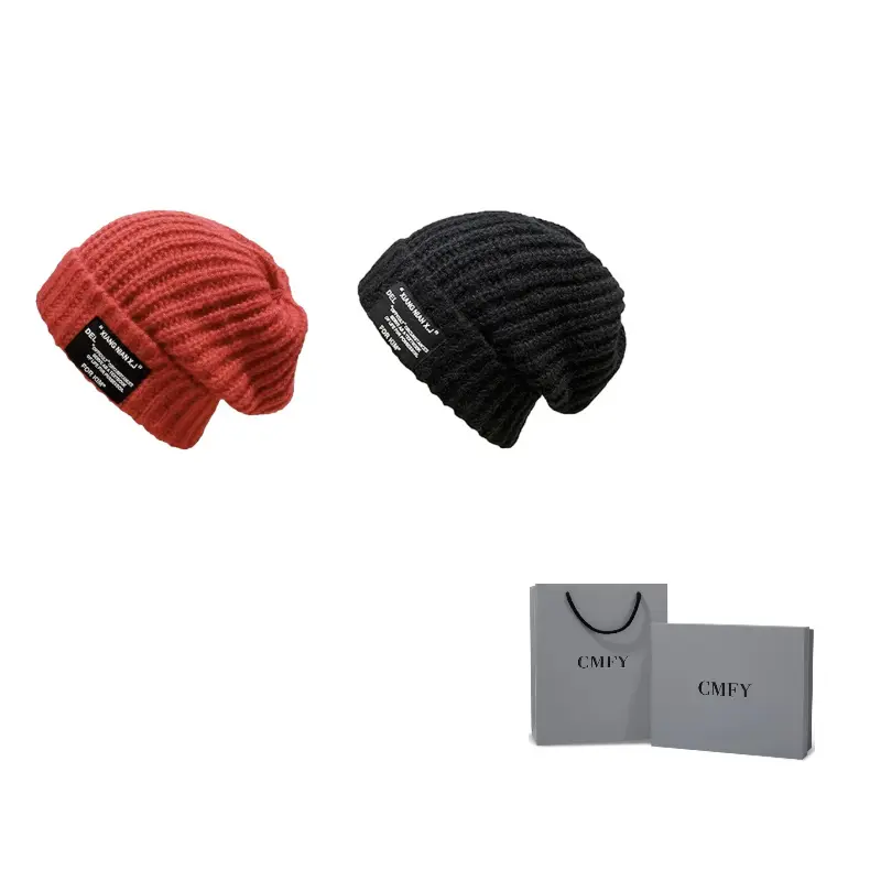 

CMFY Унисекс шапка бини, Black+Red