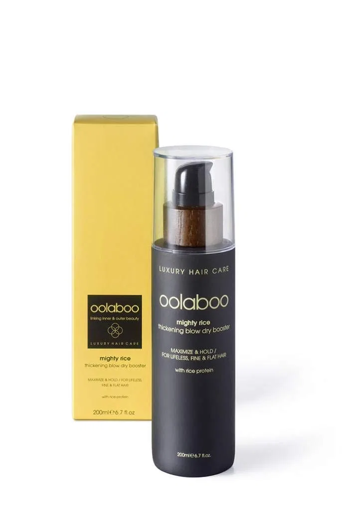 Спрей для укладки OOLABOO Mighty Rice Thickening Blow Dry Booster, 200 мл Oolaboo
