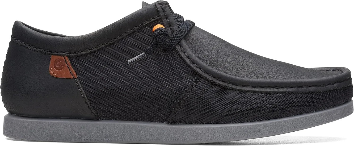 Оксфорды мужские Clarks, черный текстиль — фото 2