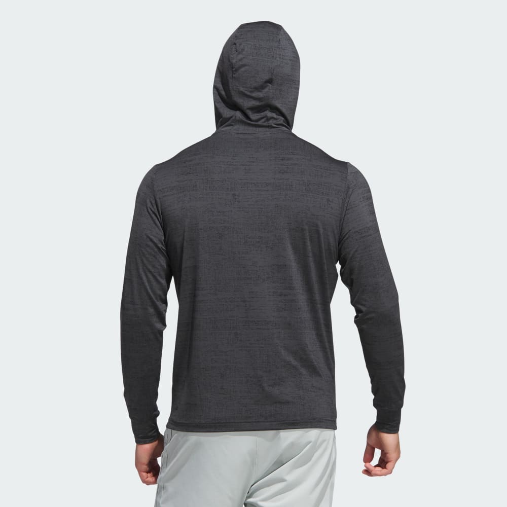 Спортивное худи Adidas Performance Printed Lightweight Hoodie, цвет Black/Carbon — фото 2
