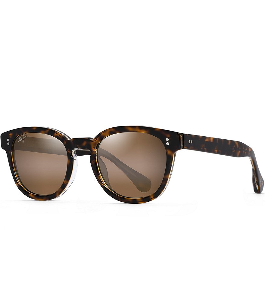 

Maui Jim Cheetah 5 PolarizedPlus2 круглые солнцезащитные очки 52 мм, коричневый