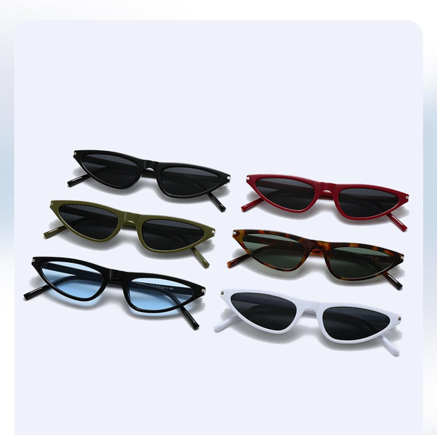 

Винтажные модные солнцезащитные очки «кошачий глаз» в маленькой оправе для женщин, роскошные солнцезащитные очки для мужчин, дорожные очки для вождения, защита от УФ-излучения UV400 TKKTLLT, Leopard Green