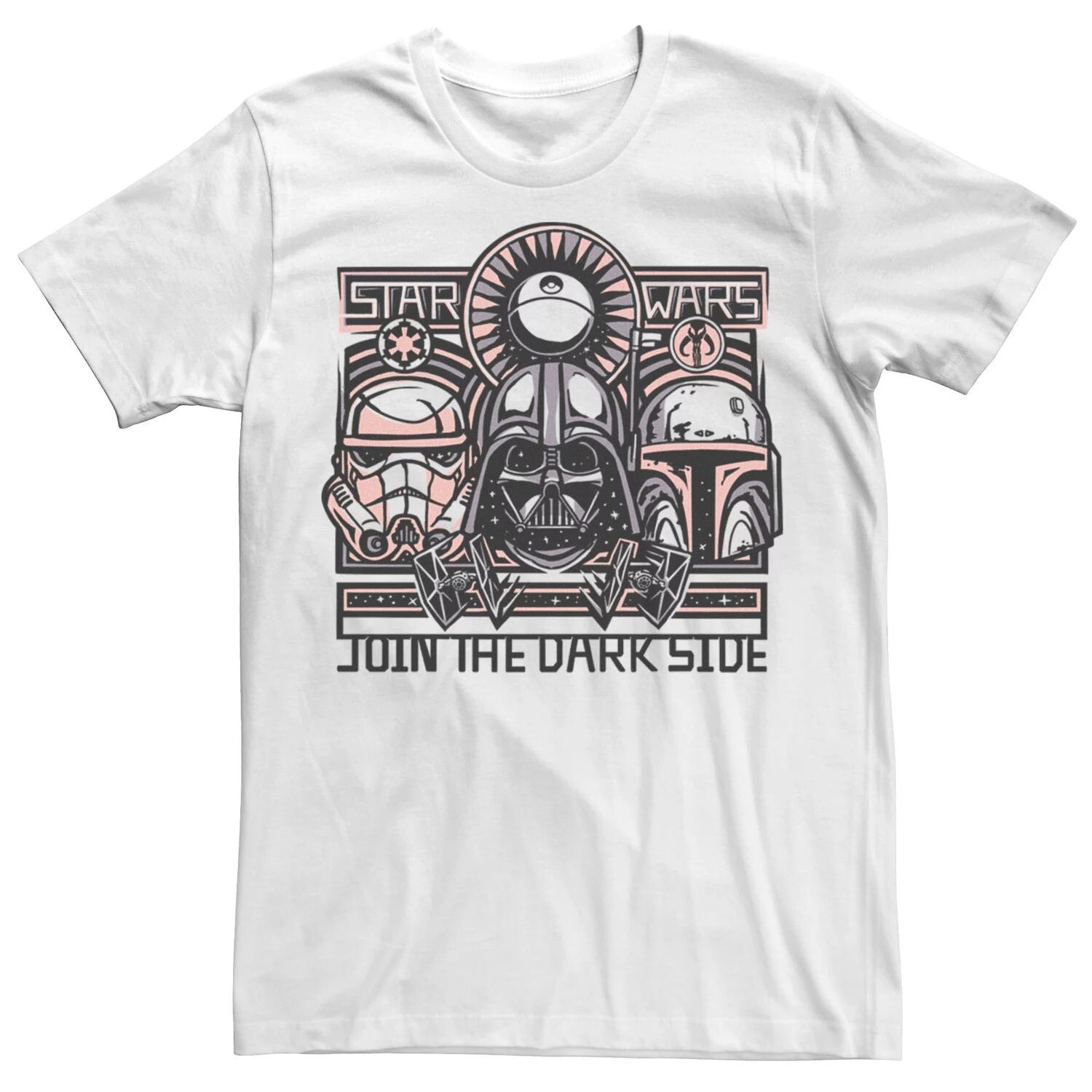 

Мужская футболка с коллажем в стиле бохо «Join The Dark Side» Star Wars