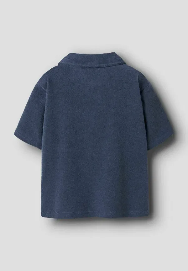 Поло regular fit Name It, винтажный индиго — фото 4