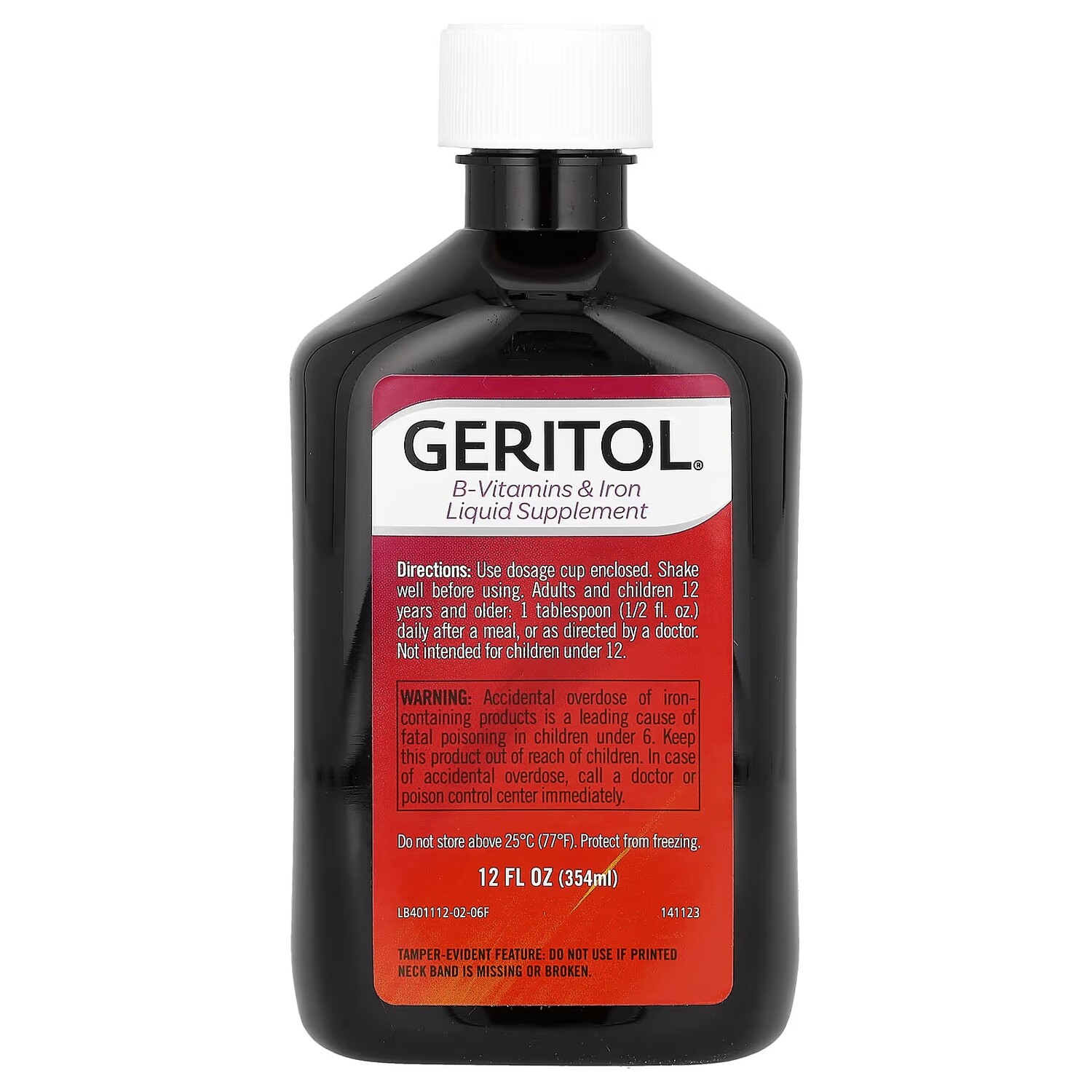 

Жидкая добавка Geritol с витаминами группы B и железом, 12 жидких унций (354 мл)