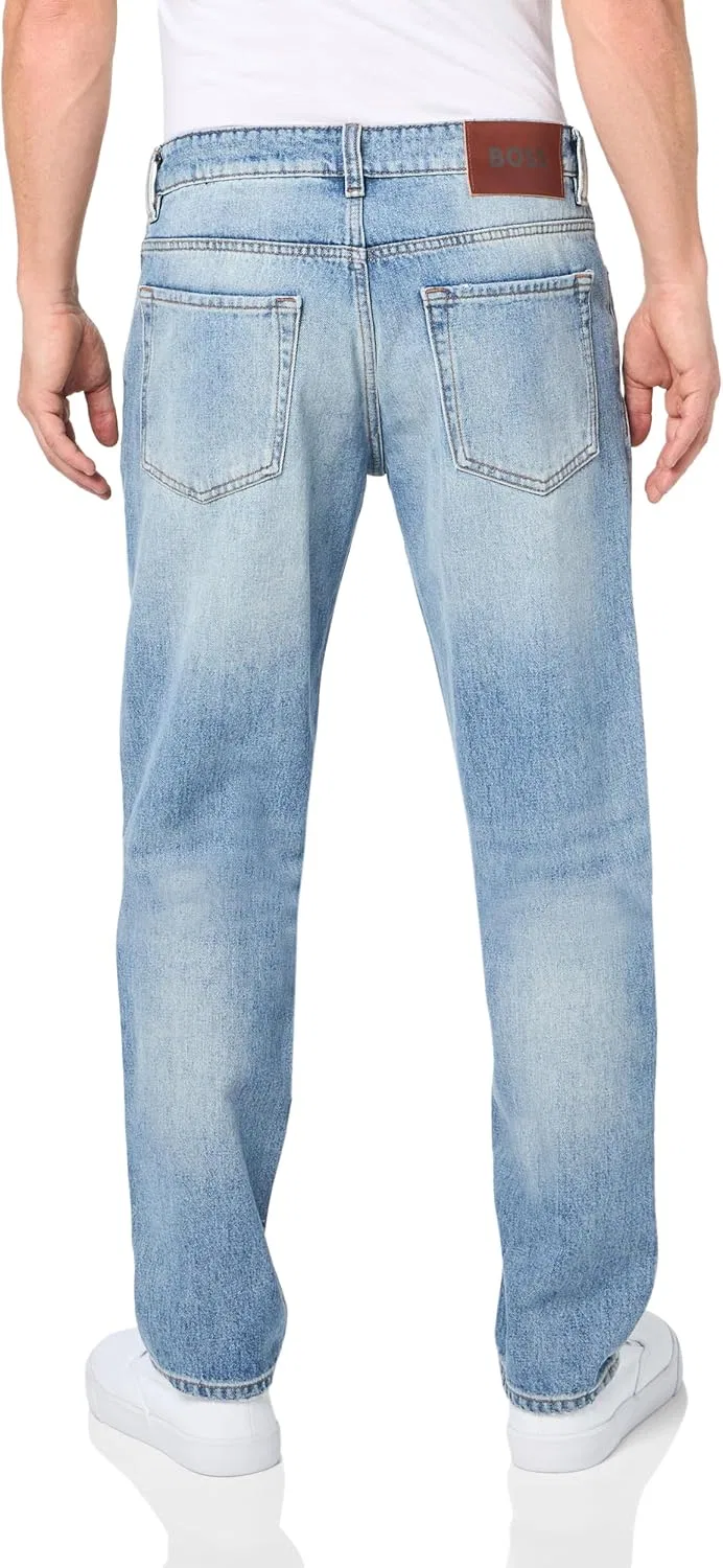 Джинсы BOSS, цвет Chambray Navy — фото 2