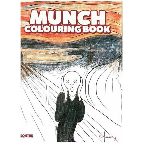 

Книга Munch Colouring Book
