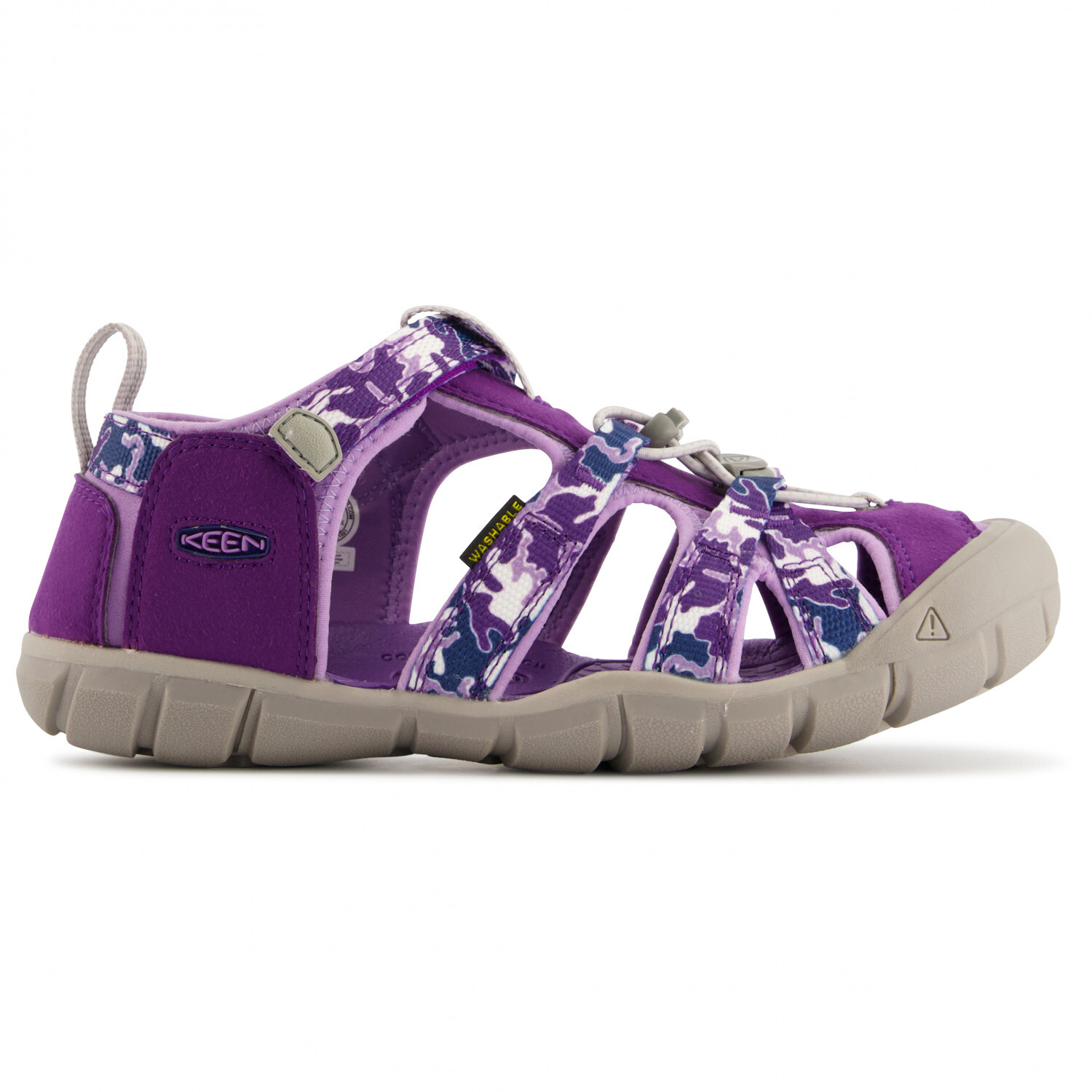 

Сандалии Keen Youth Seacamp II CNX, цвет Camo/Tillandsia Purple