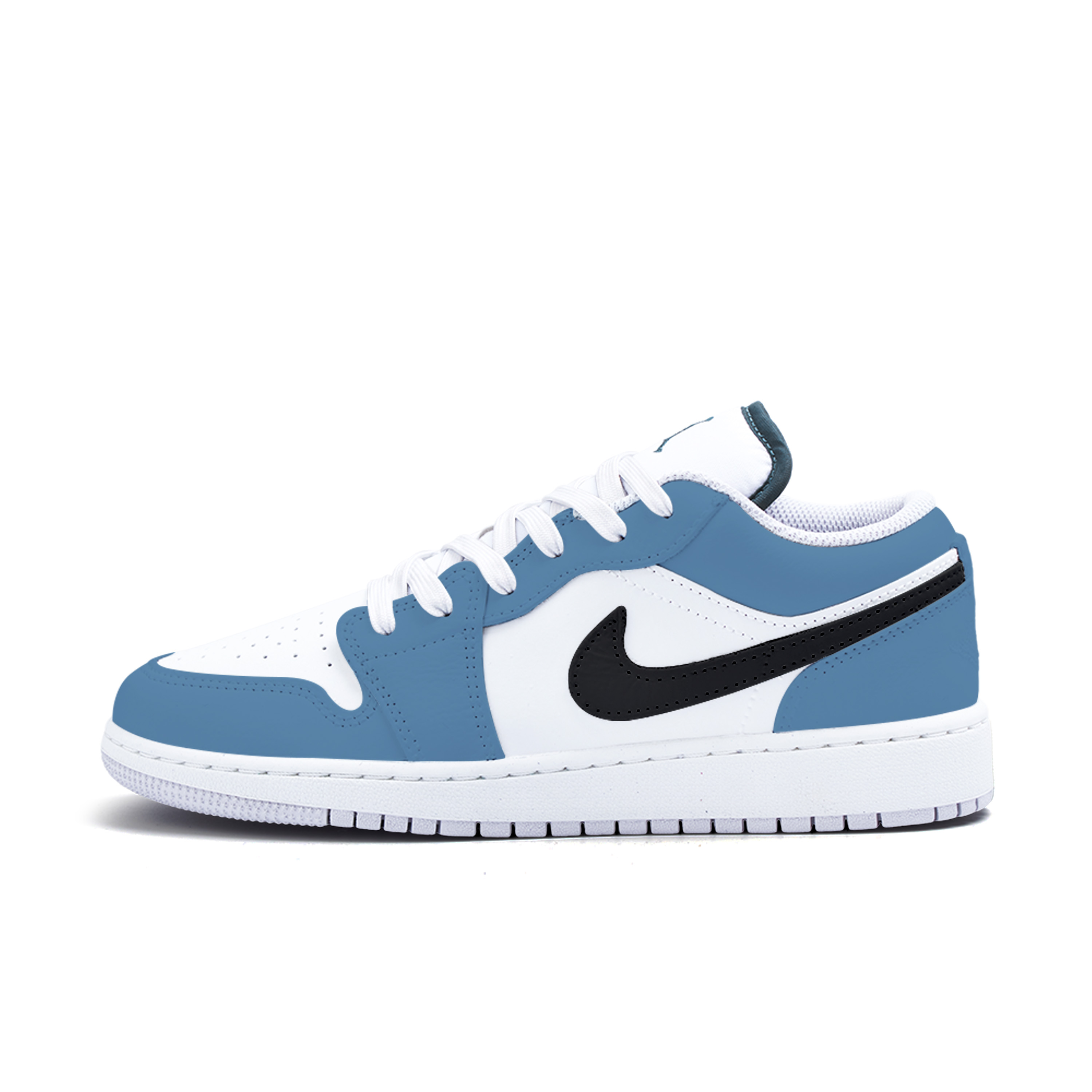 

Баскетбольные кроссовки Air 1 для детей начальной школы Jordan, синий/белый