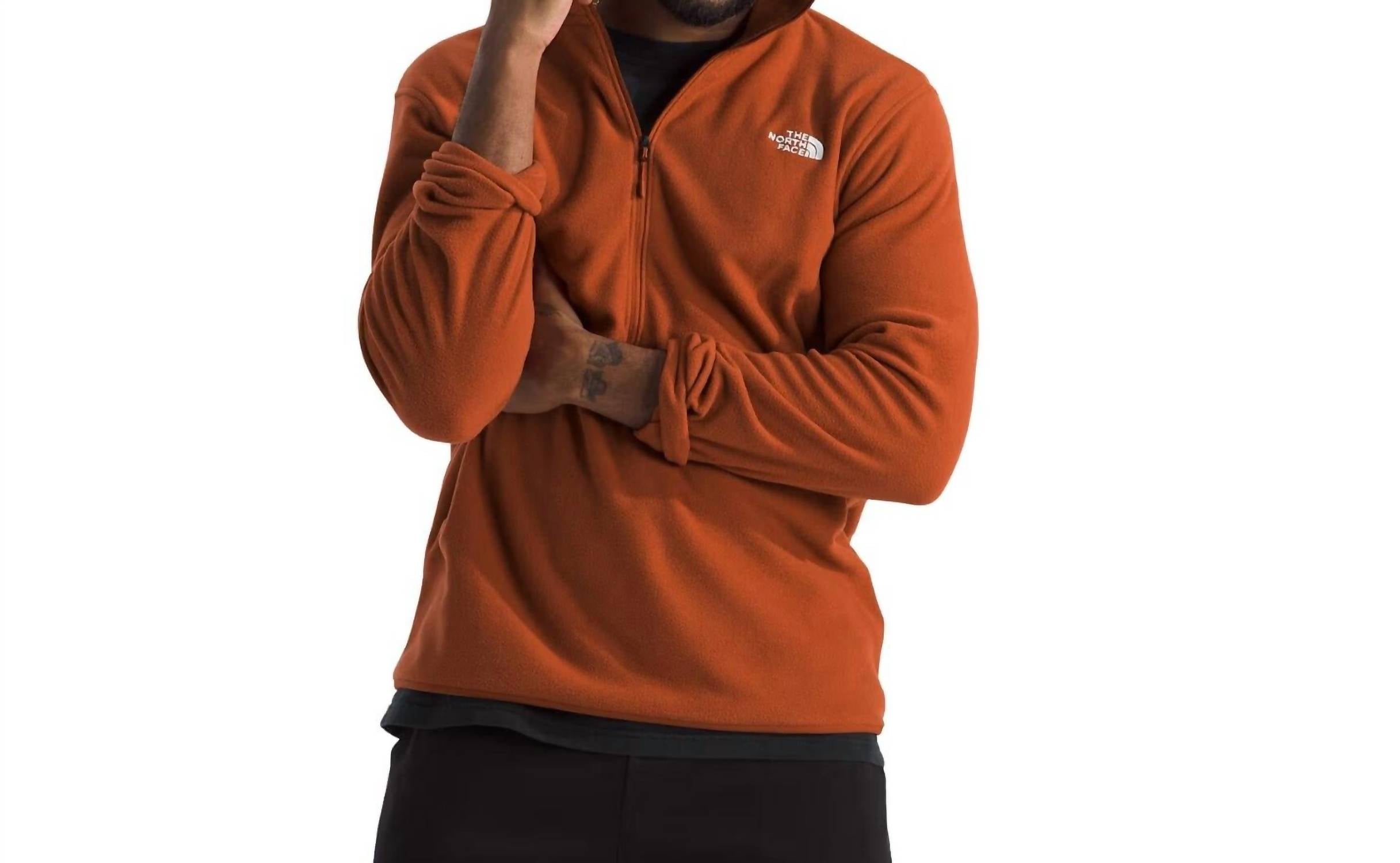 

Флисовая куртка Glacier на молнии 1/2 цвета Earthen Copper The North Face