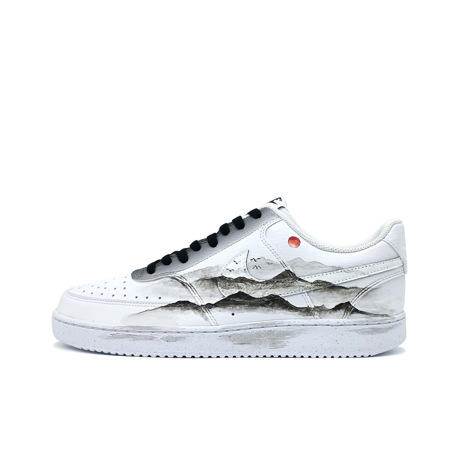 

Мужские кроссовки для скейтбординга Nike Court Vision 1, Black/White