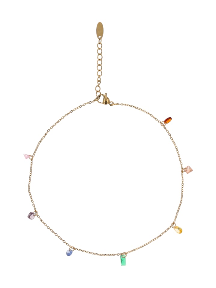 

Faina Женский браслет Station в золотистом многоцветном исполнении