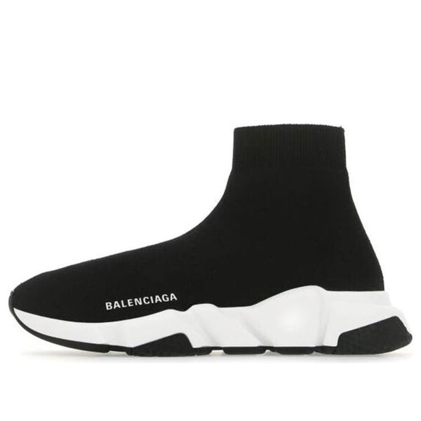 Кроссовки speed sneaker 'black white' Balenciaga, черный