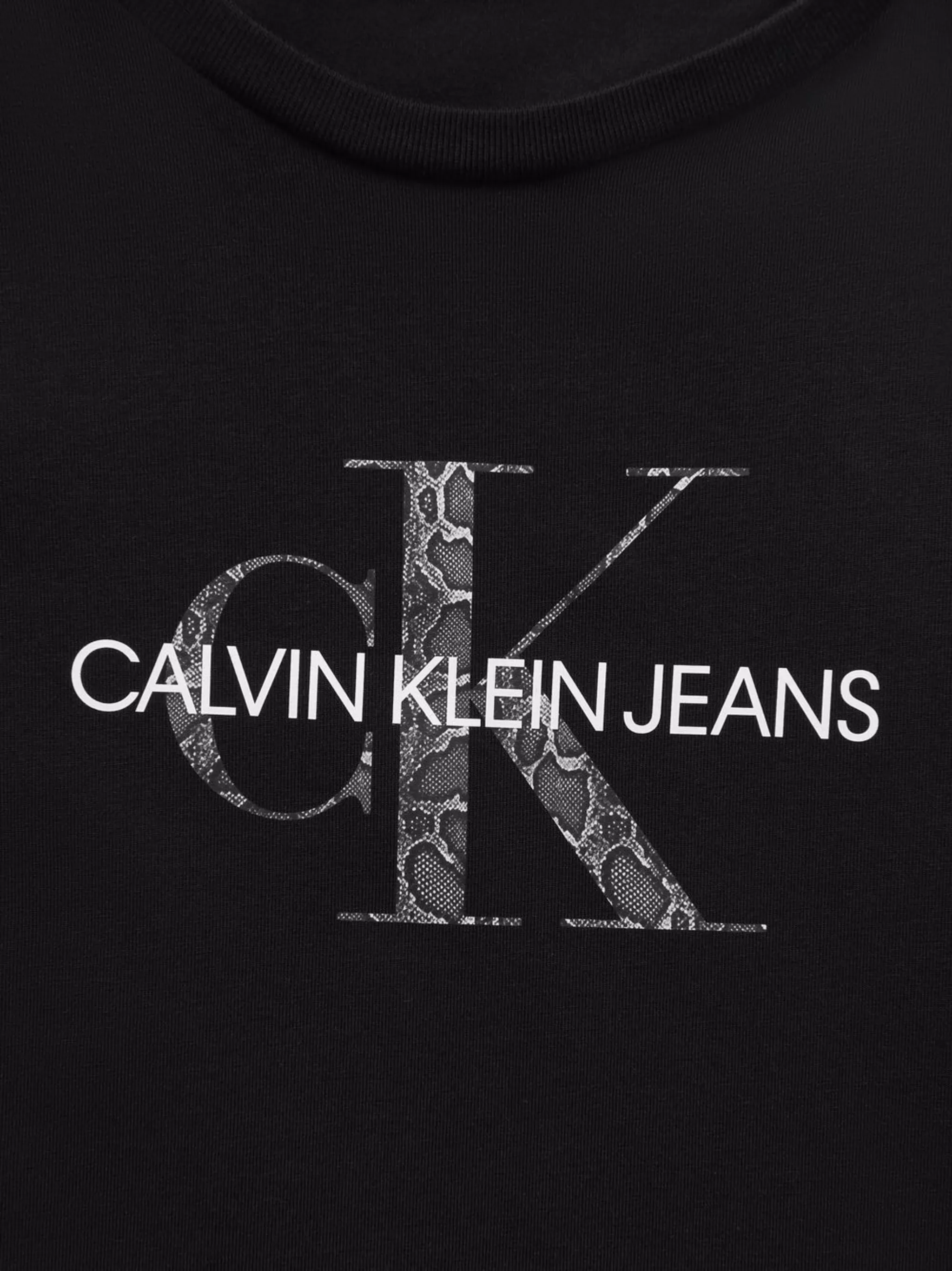 Платье-футболка с логотипом Calvin Klein Kids, черный — фото 3
