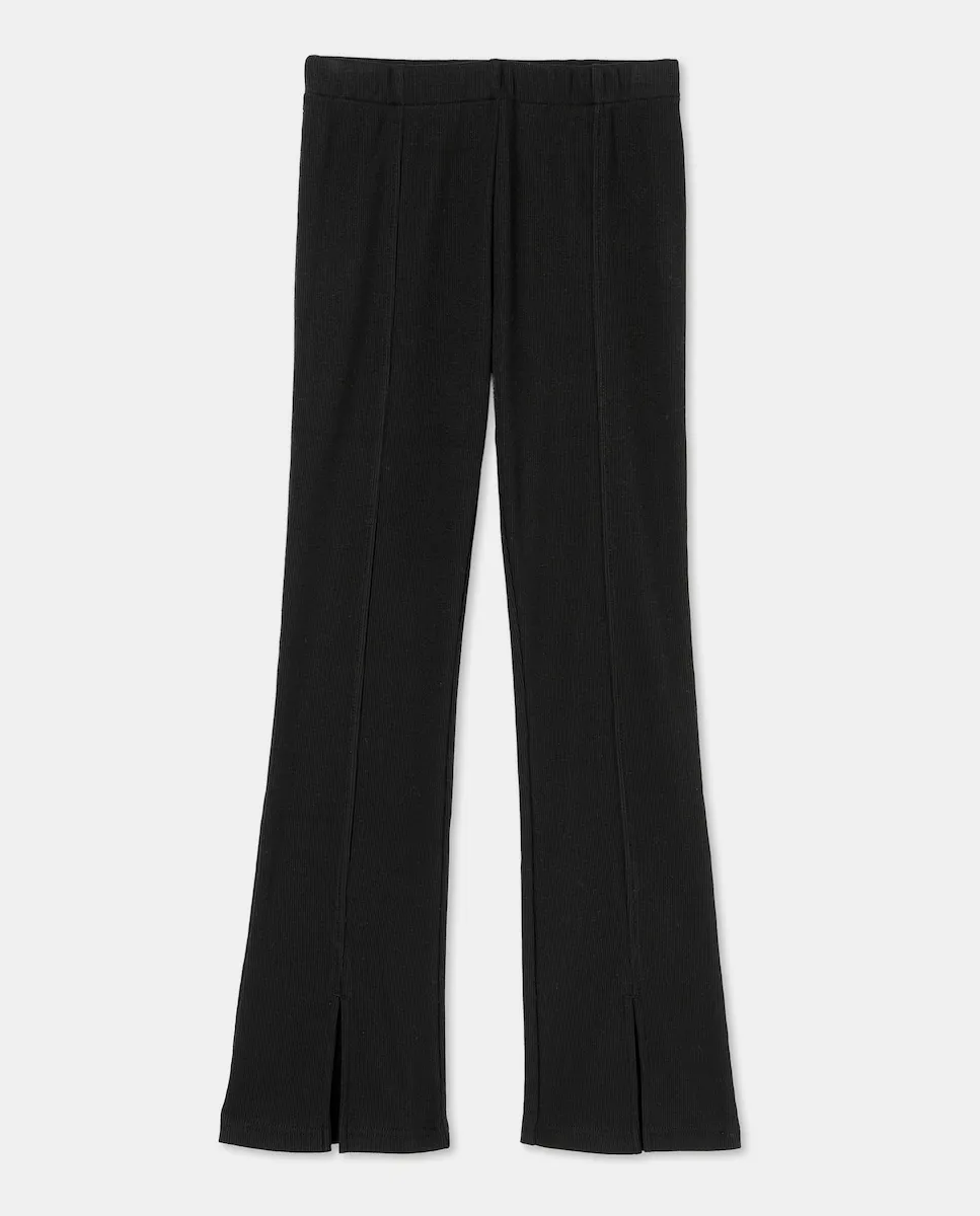 

Детские расклешенные леггинсы с разрезами внизу Kids El Corte Inglés, черный