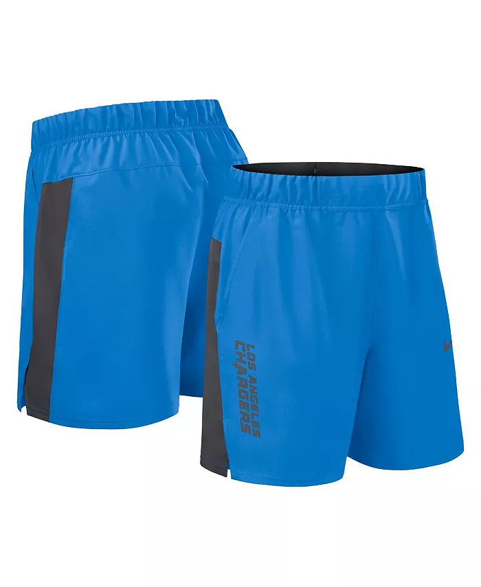 

Мужские шорты для победы Los Angeles Chargers Performance, плетеные, порошково-голубые Nike