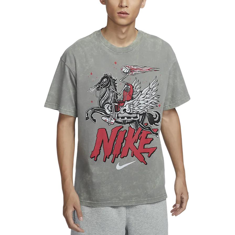 

Футболка мужская, асфальтово-серая Nike, Asphalt Gray