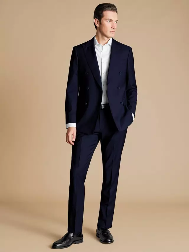 

Куртка Charles Tyrwhitt Slim Fit Wool Suit, цвет dark navy