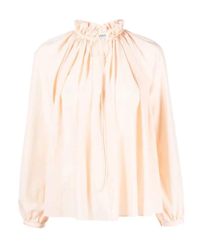 

Блузка из крепа пастельно Lanvin, оранжевый