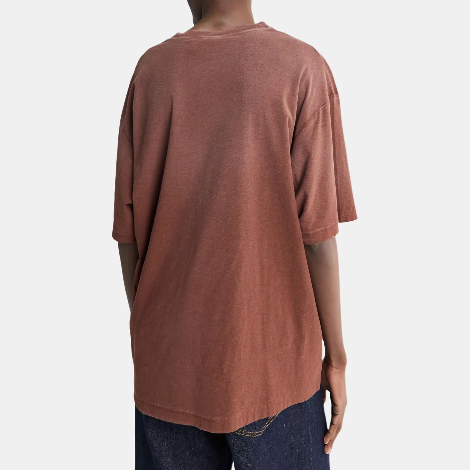 Футболка унисекс из коллекции 1996 SS26 Acne Studios, Chocolates Brown — фото 4