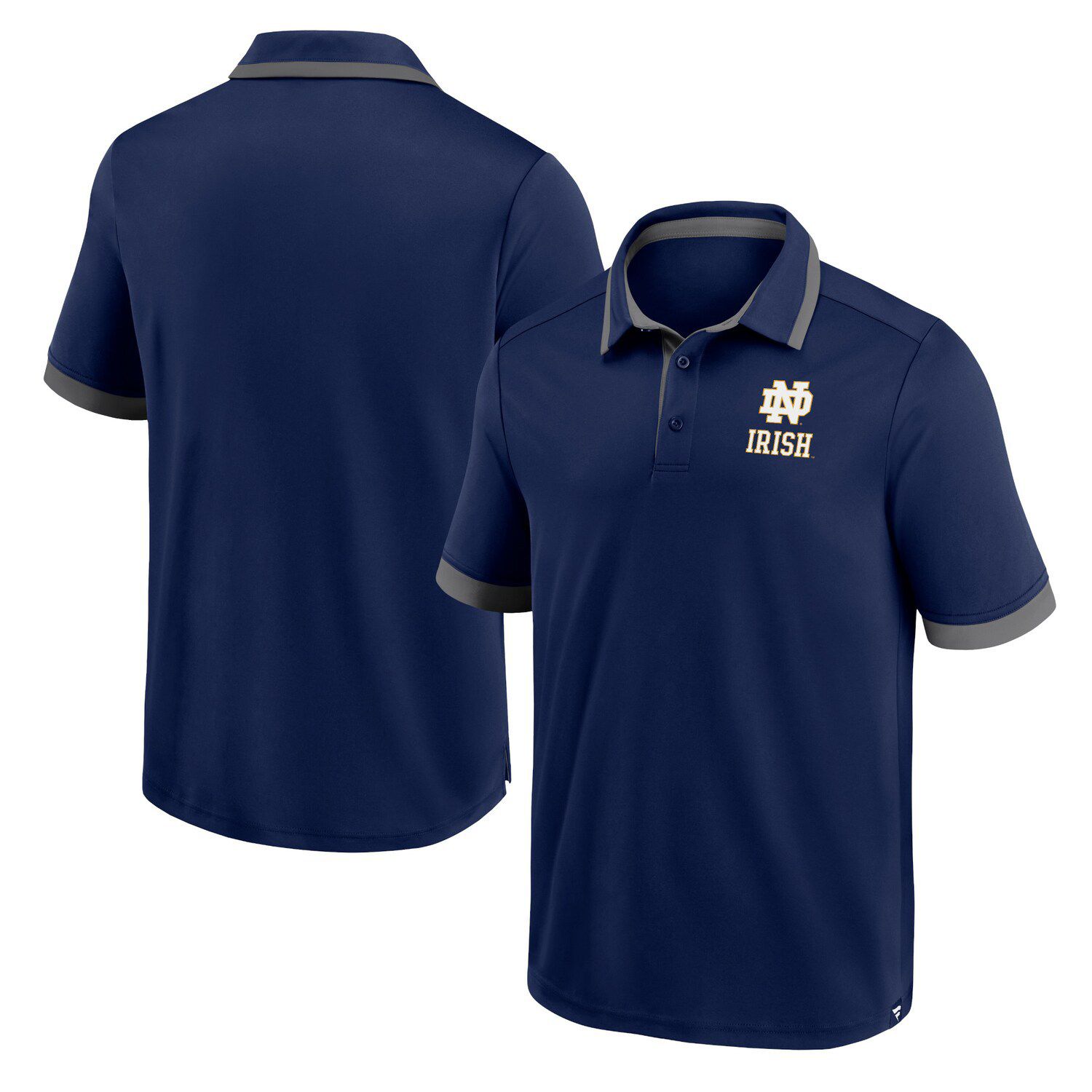 

Мужская футболка Fanatics с фирменным логотипом Notre Dame Fighting Irish Color Block Polo