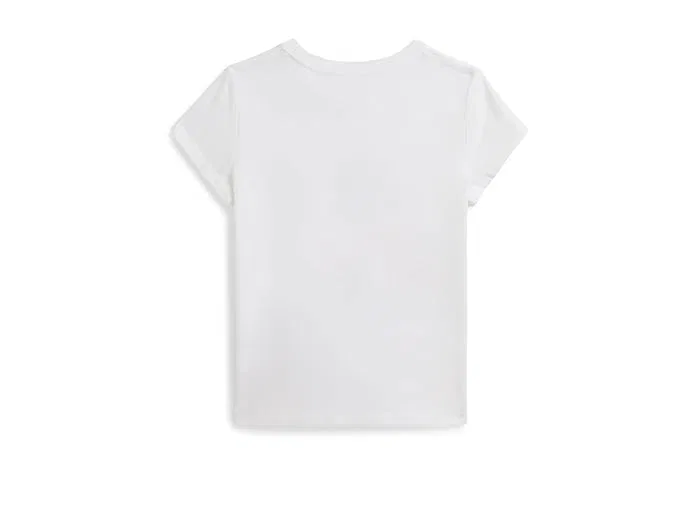 Футболка Polo Bear Cotton Jersey Polo Ralph Lauren Kids, White — фото 2