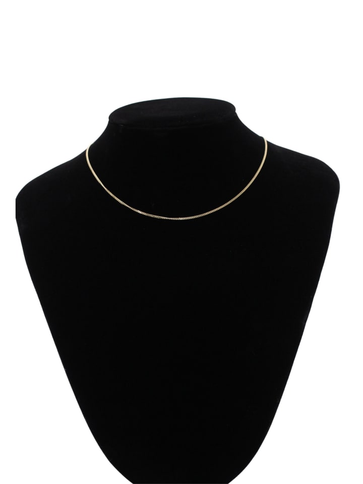 

Adeliás Плоская цепочка из серебра 925 пробы, диаметр 1,4 мм, с золотым покрытием