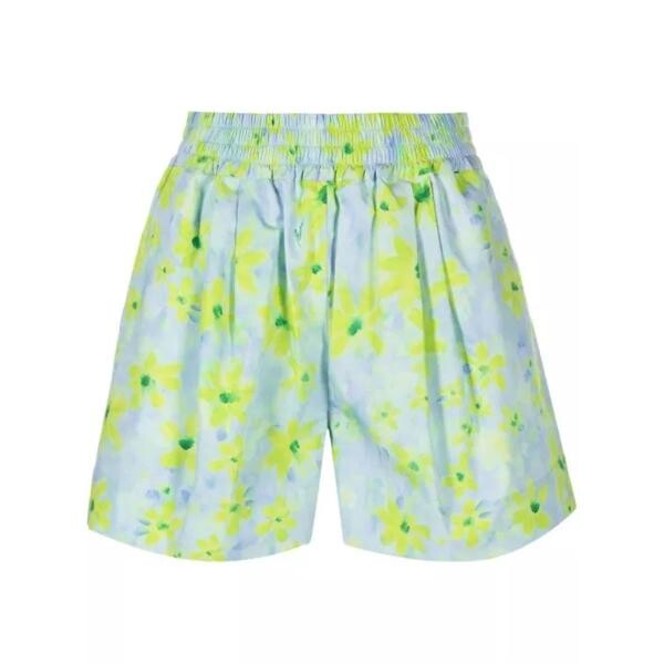 

Шорты watercolour floral-pattern cotton shorts Marni, мультиколор