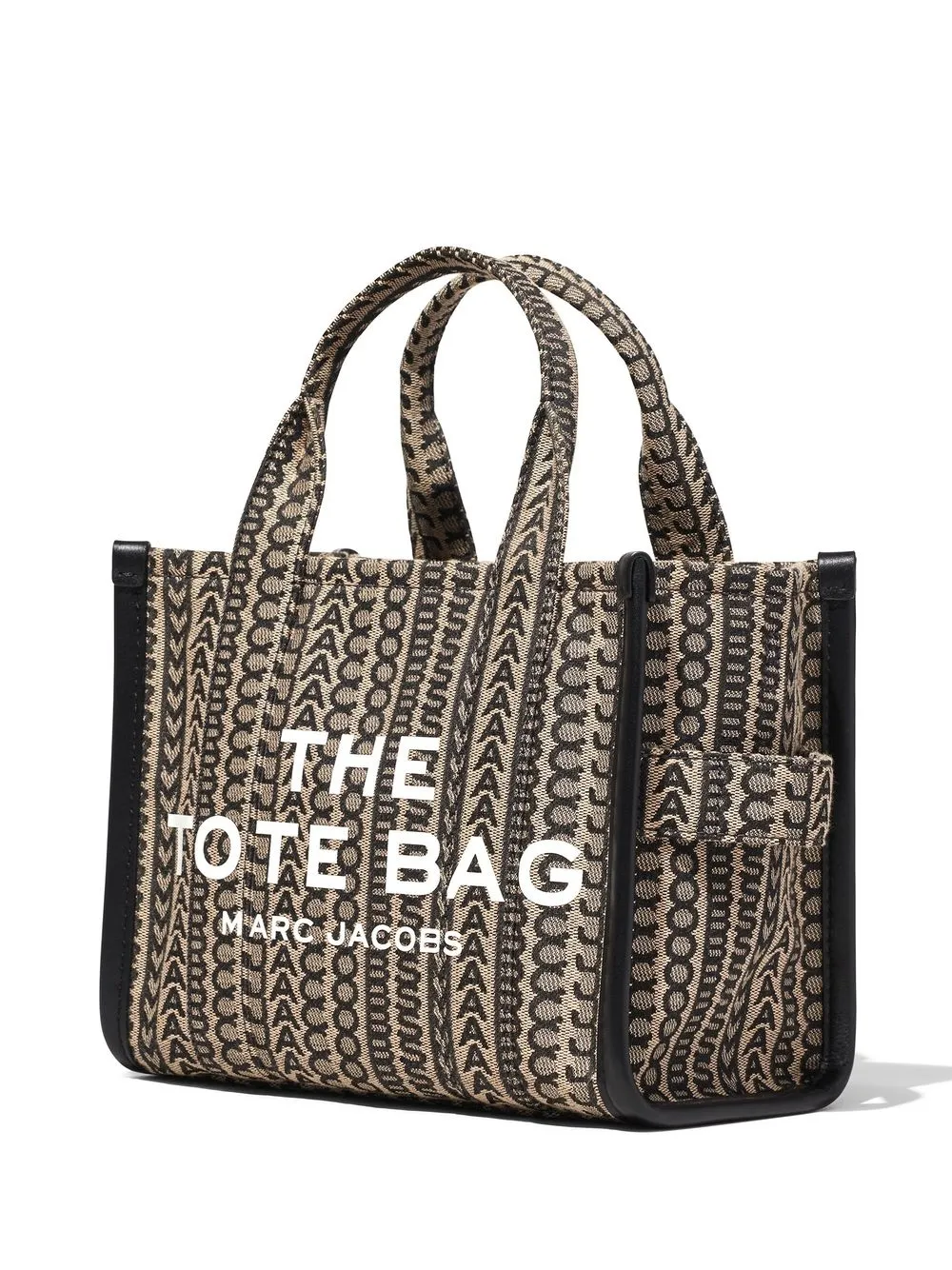 Маленькая сумка The Monogram Tote MARC JACOBS, нейтральный — фото 4