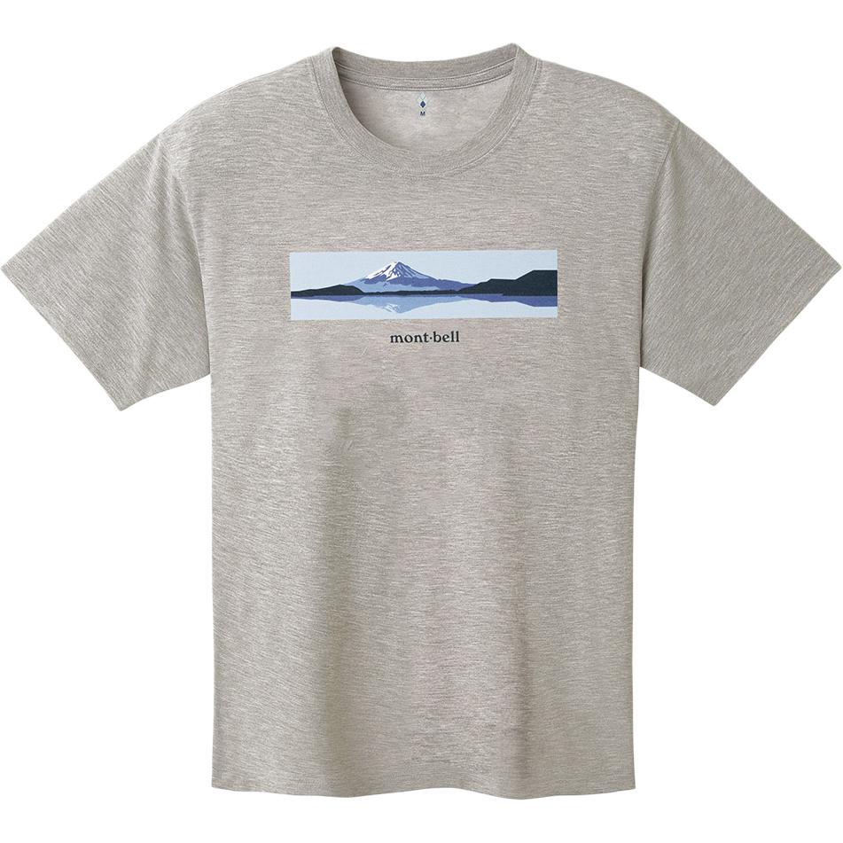 

Футболка унисекс MONTBELL, светло-серый