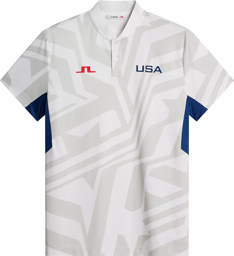 

Мужская футболка-поло для гольфа J.Lindeberg Emeric, цвет Us Golf White