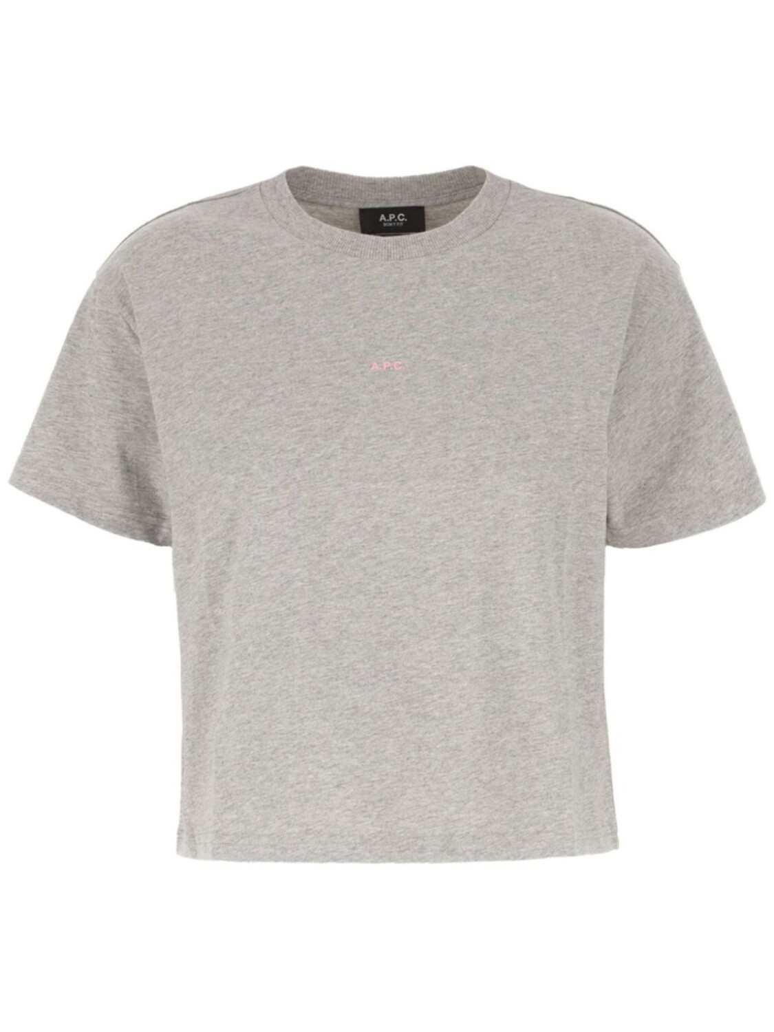 

Хлопковая футболка A.P.C., серый