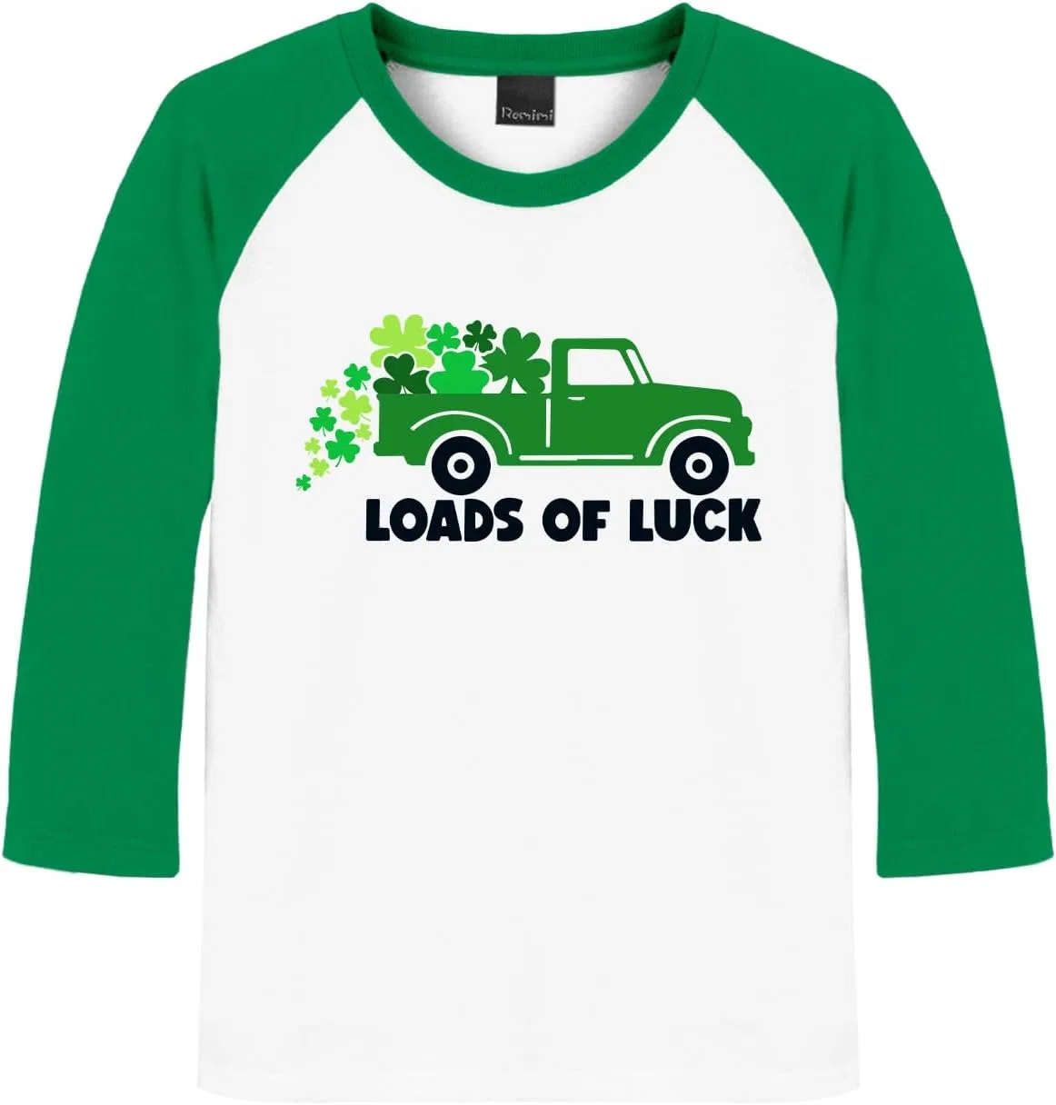 Футболка детская с принтом Remimi, 3/4 реглан, St Lucky Loads