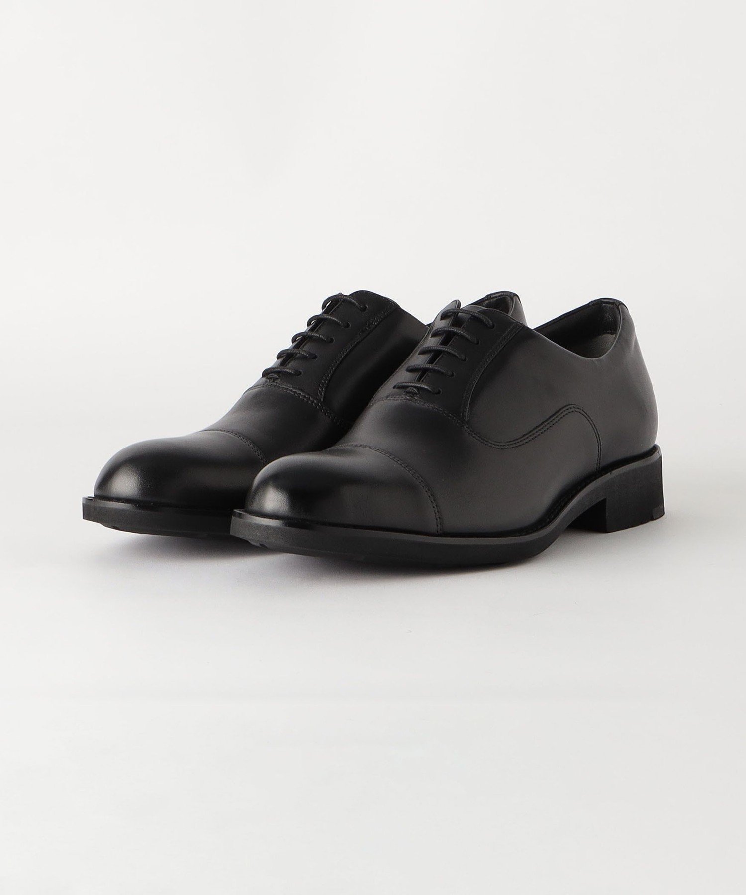Туфли с прямым носком из материала GORE-TEX UNITED ARROWS green label relaxing, BLACK — фото 2