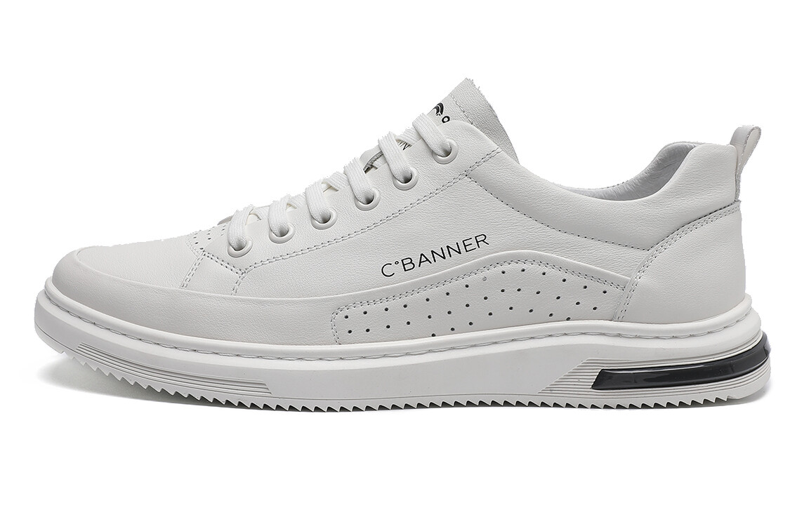 

Кроссовки CВ°BANNER Skateboard Shoes Men Low-Top White, Белый, Кроссовки CВ°BANNER Skateboard Shoes Men Low-Top White