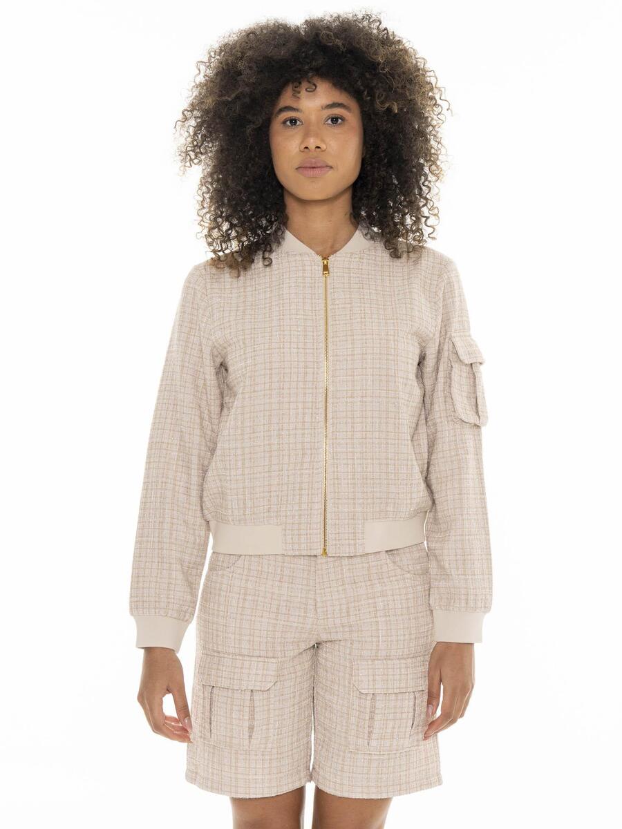 

LEONE 1947 APPAREL Женская куртка-бомбер из букле от Leone Chic Boxing