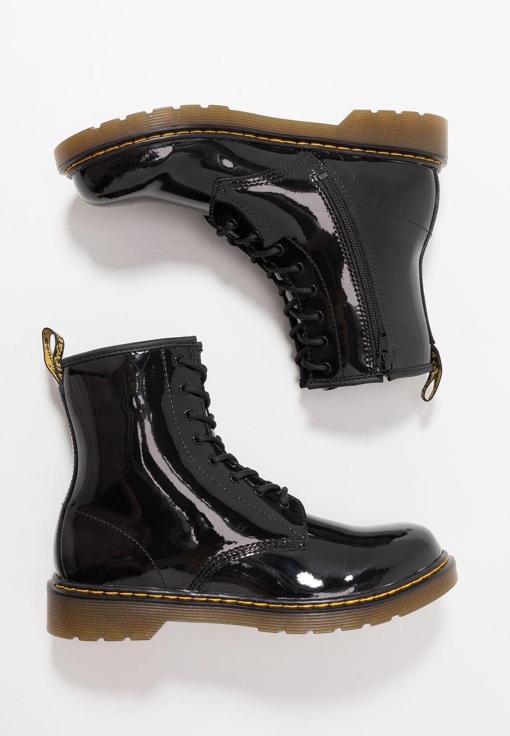 

Ботильоны на шнуровке 1460 Unisex Dr. Martens, черный