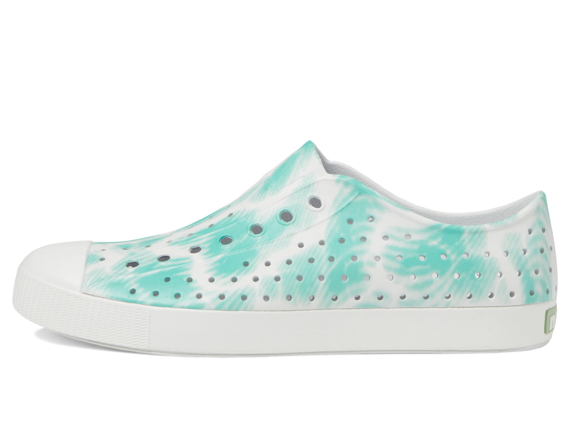 Кроссовки Native Shoes Jefferson Bloom Print, Shell White/Shell White/Ocean Waves — фото 4