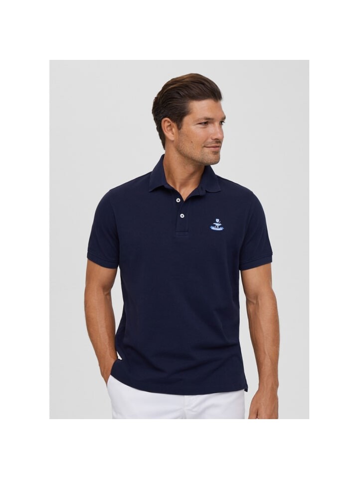 

Поло Faconnable Polo, цвет Marine