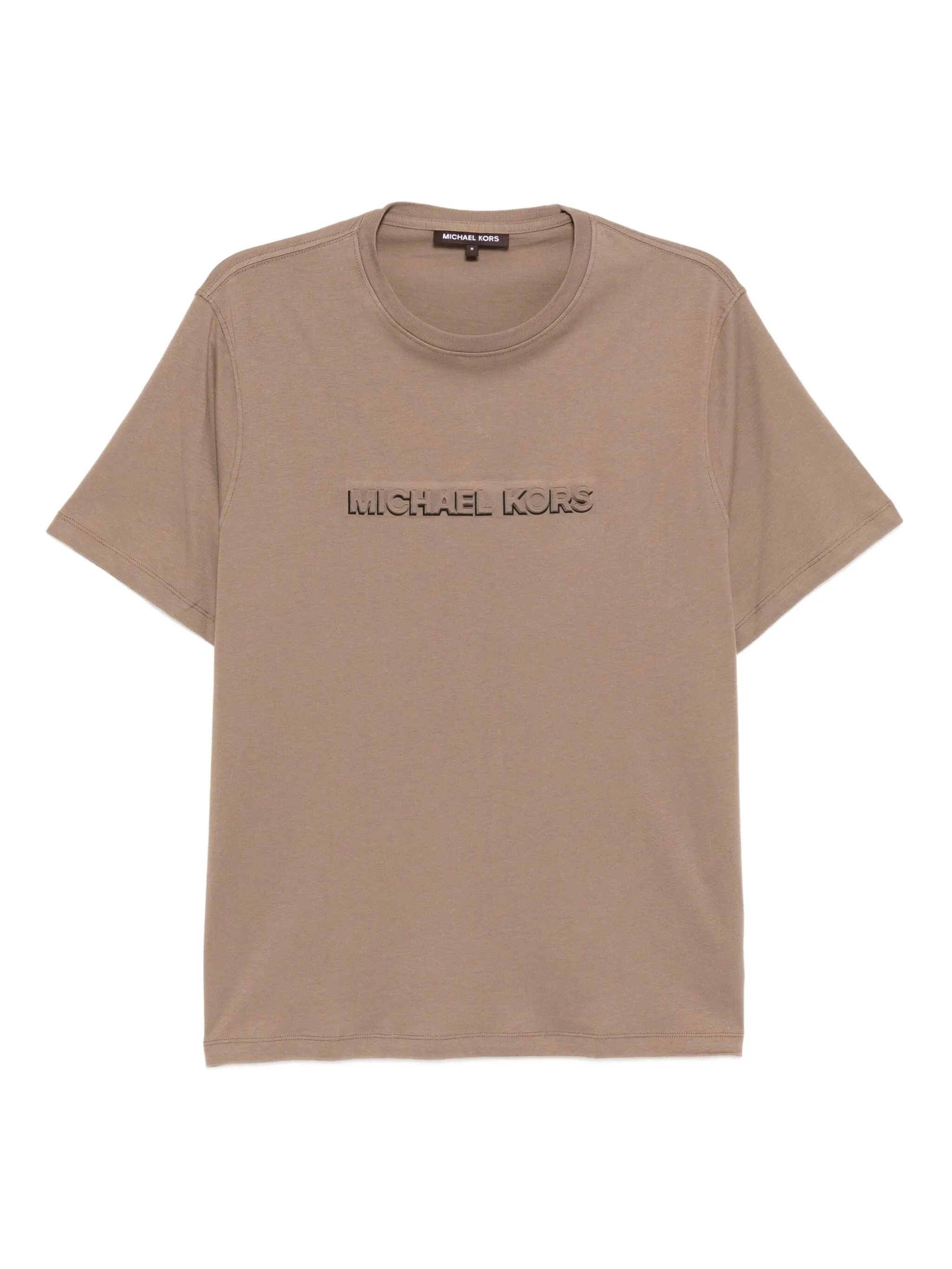 

Футболка с тисненым логотипом Michael Kors, коричневый