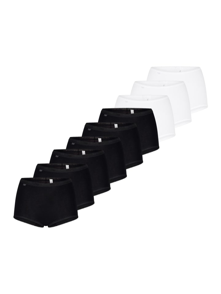 

Sloggi Трусы Maxi Slip Basic+ in Schwarz / weiß