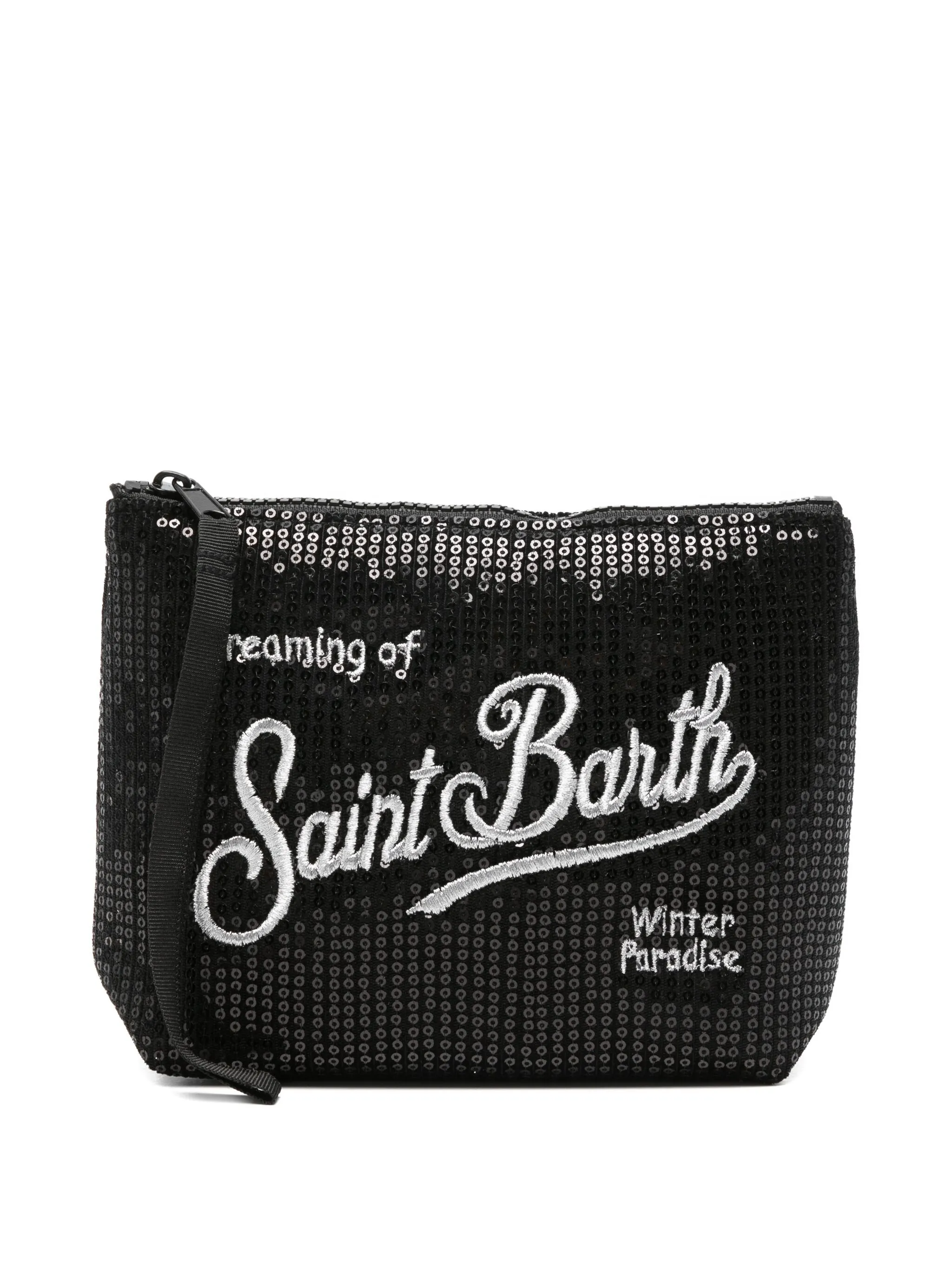

Клатч с пайетками Mc2 Saint Barth, черный