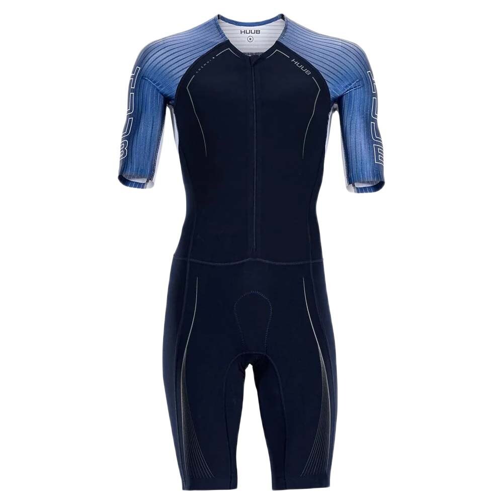 

Костюм для триатлона с коротким рукавом HUUB Anemoi Aero +Flatlock, синий