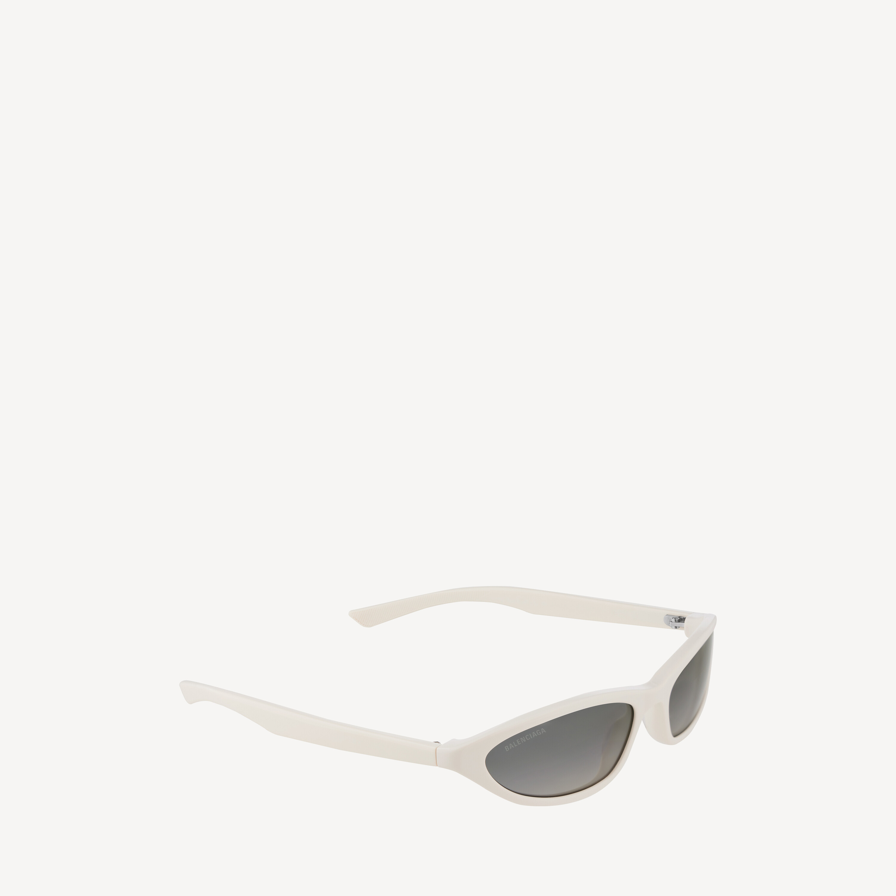 Женские солнцезащитные очки Neo Oval 2.0 в цвете слоновая кость BALENCIAGA, бежевый — фото 3