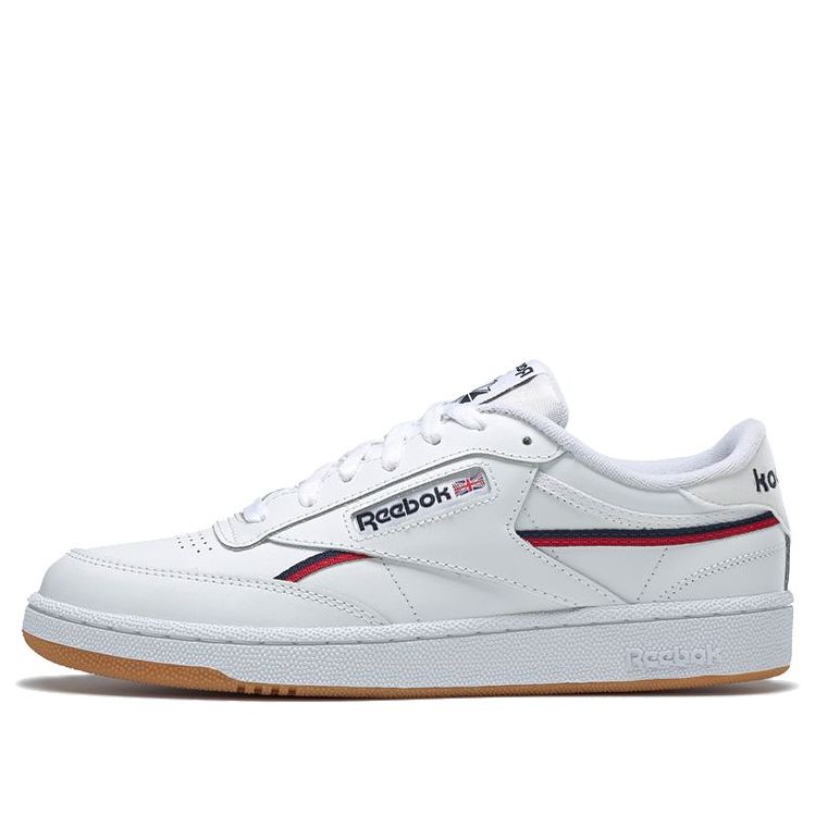 

Кеды Reebok Club C 85 Black White Red Skate Shoes 'Black White Red', красный