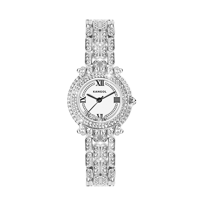 

KANGOL Часы Quartz Movement Metal Strap Women's Watch White Dial
