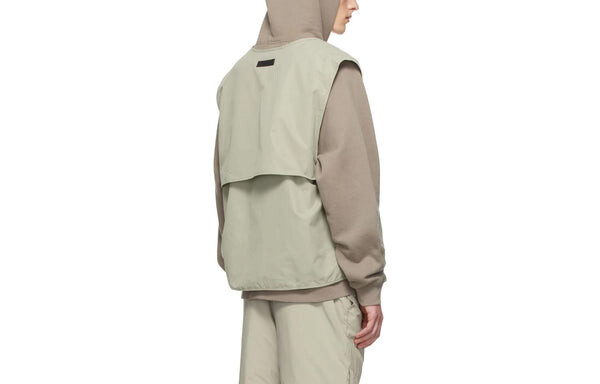 Жилет ss22 cotton vest 'sea foam' Fear Of God Essentials, зеленый — фото 3