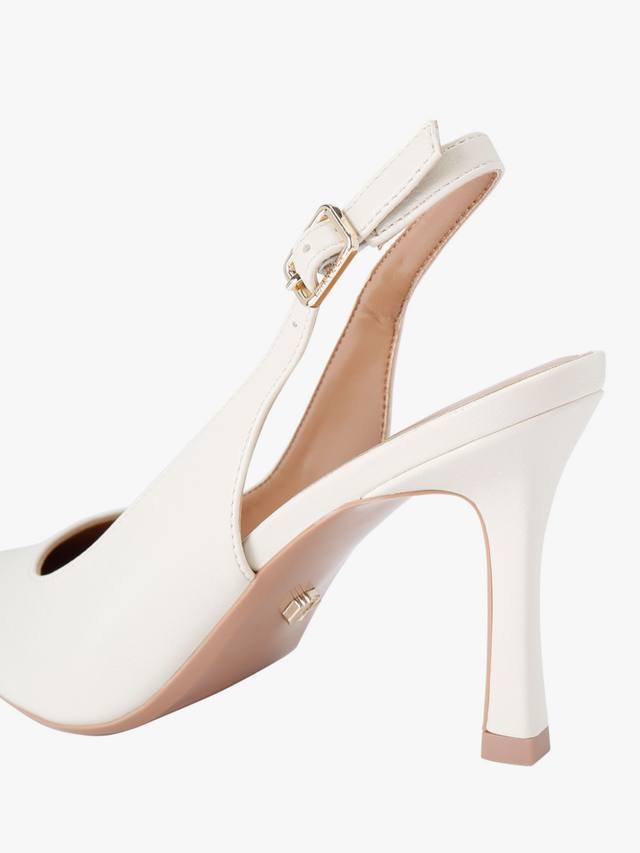 Corletta остроконечные лодочки на каблуке с ремешком Carvela, Natural Putty — фото 4