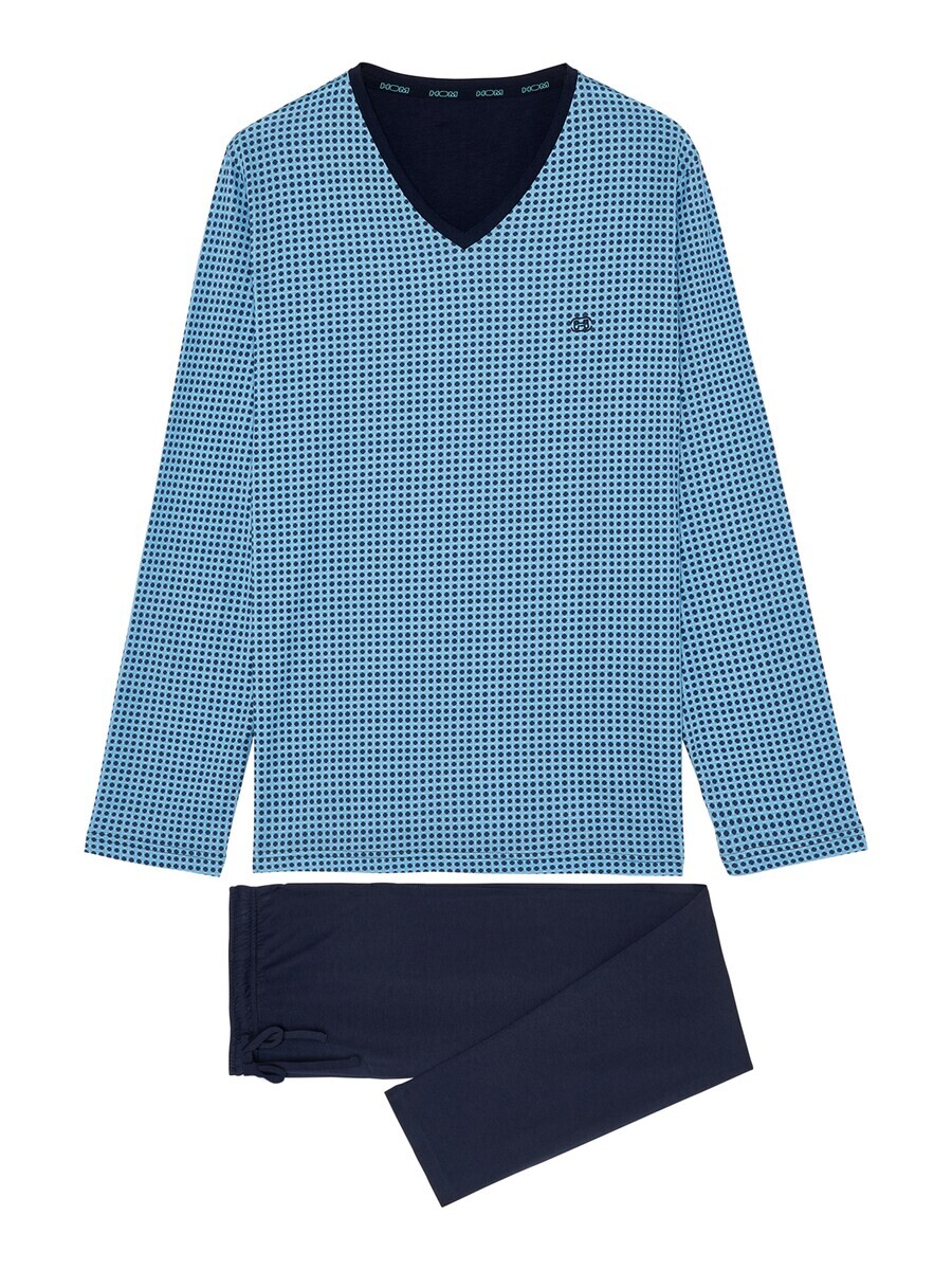 

Пижама HOM Long Pajamas Mayron, синий